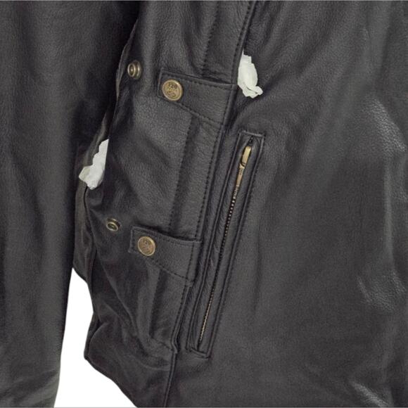 Harley Davidson 120th Anniversary Nostalgia Triple Vent System Leather Jacket 2X - Picture 9 of 16